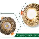 Âm trần cổ điển Đồng / mạ vàng 24K Âm trần cổ điển Đồng / mạ vàng 24K